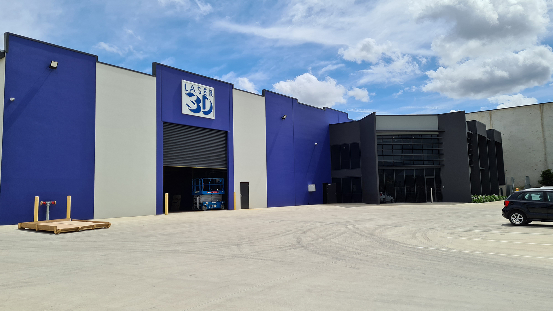 Laser 3D Facility from the outside.