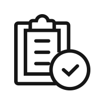 Clipboard with a checkmark